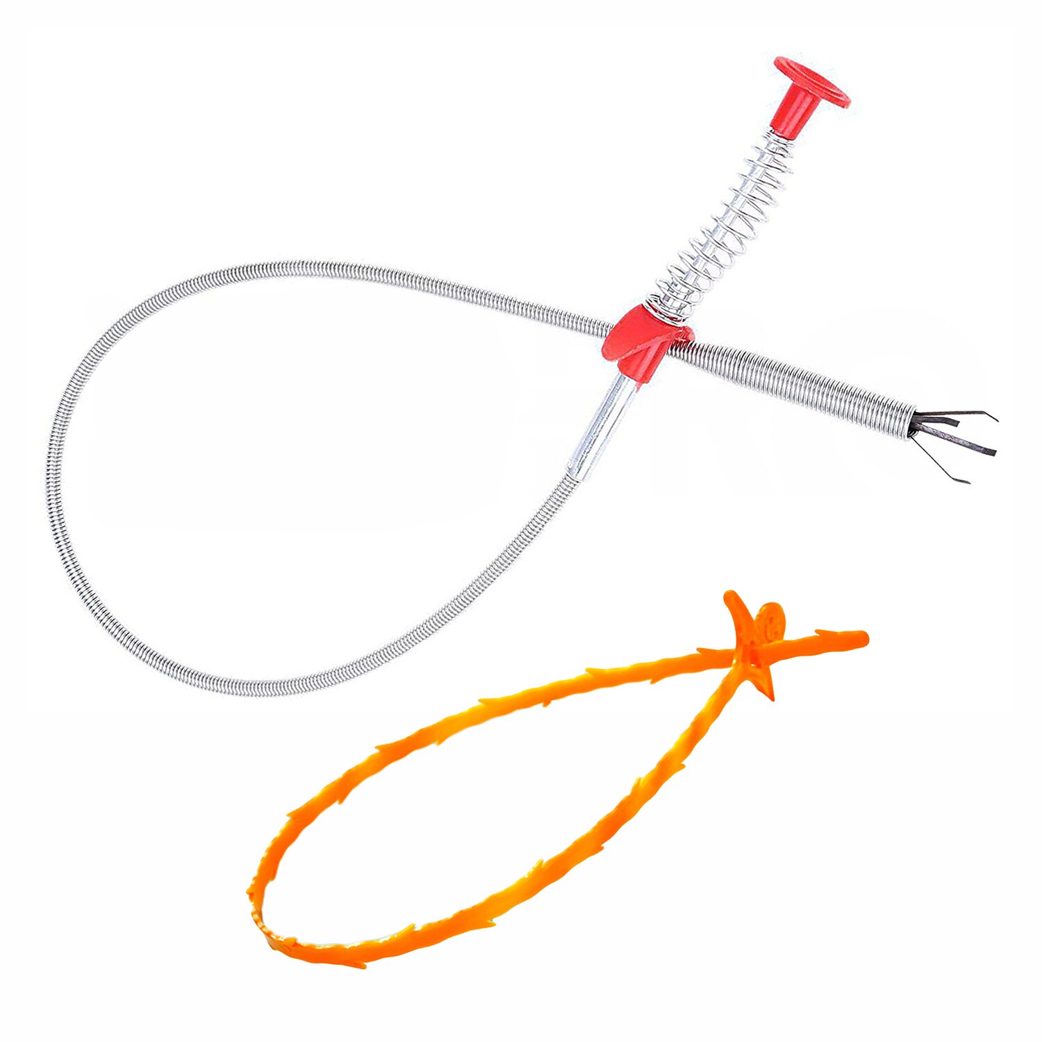 Prevent Sink Drain Clog Cleaner Water Sink Cleaner Snake Unblocker Kitchen Bath Rod Hair Remover Spring Pipe Dredging Tool