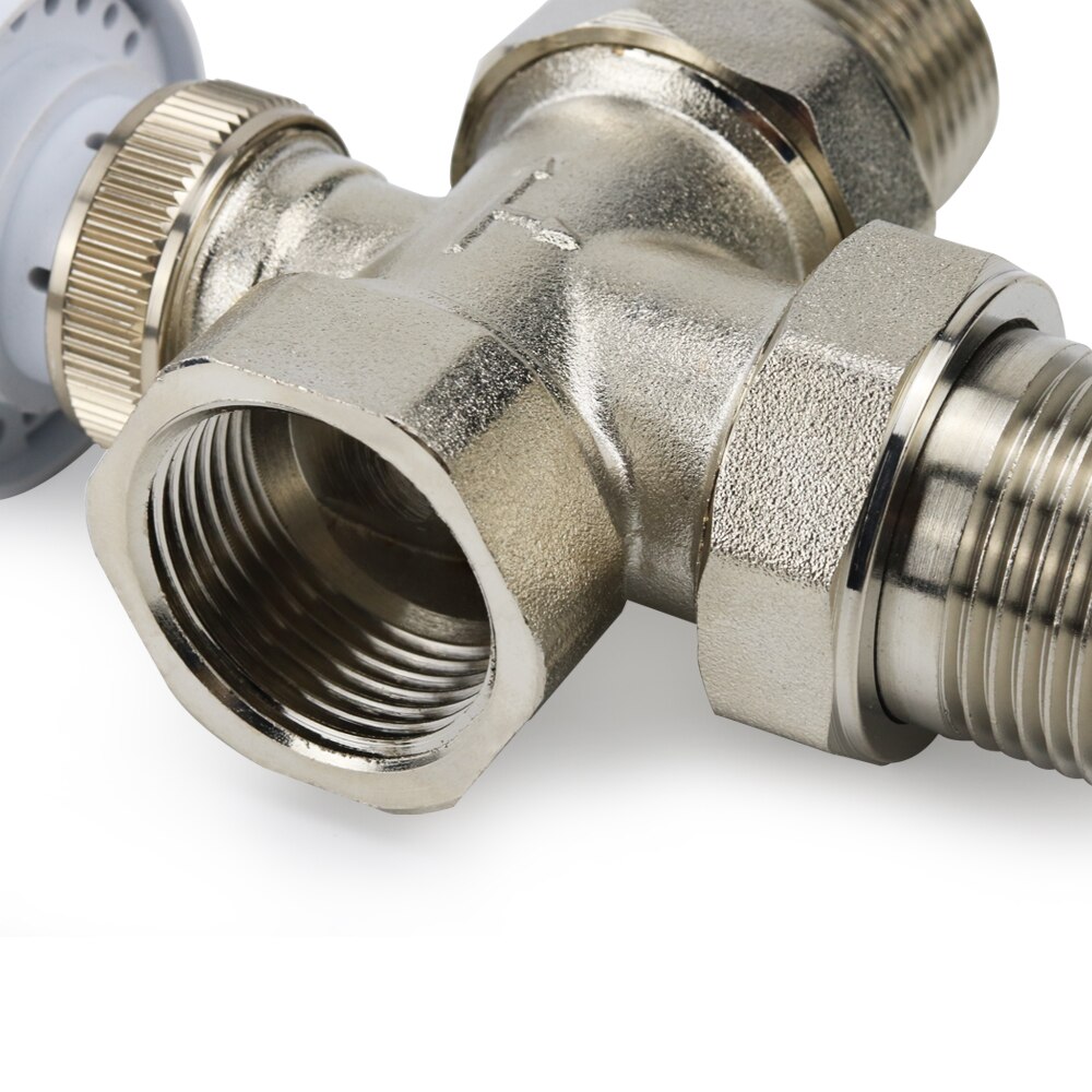 Válvula termostática de três vias, 1/2 &quot;/3/4&quot; 1 &quot;, radiador dn15 dn20 dn25, válvula automática de controle de temperatura, aquecimento da parte inferior do piso