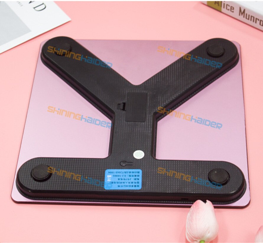Light energy charging APP Bluetooth intelligent electronic human health scale Weight measurement body fat scale