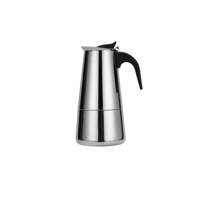 Koffie Makers Italiaanse Top Moka Espresso Cafeteira Expresso Percolator 100/200/300 Ml Kookplaat Koffiezetapparaat Pot Koffie Makers: 200ml