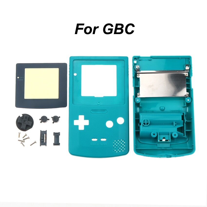 Yuxi transparente claro jogo de plástico escudo caso habitação capa para gameboy cor bolso avançado para gb gba sp gbc gbp game console