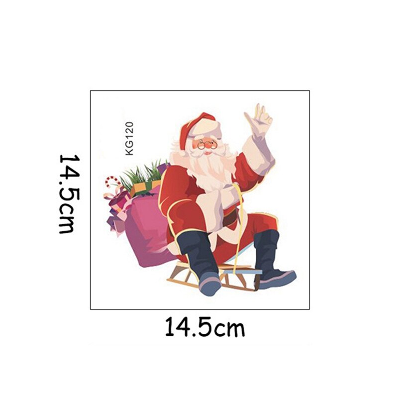 Christmas Switch Stickers Wall Switch Decoration Stickers Christmas Removable Wall Stickers: KG120