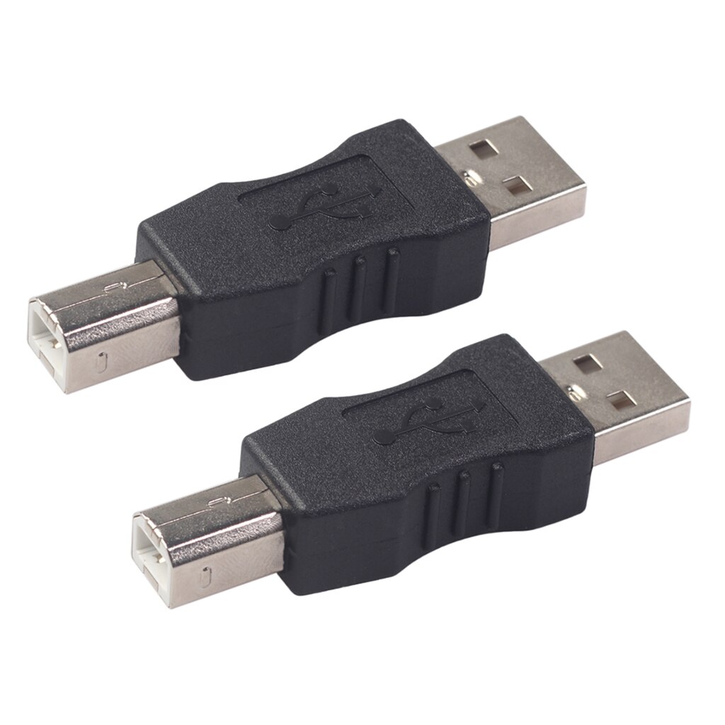 Partier 2 usb typ a hane till usb typ b hane skrivarport adapter omvandlare
