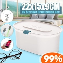 Portable UV Sterilizer Box Phone Mask Cleaner Personal Sanitizer Disinfection Cabinet UV Sterilizer Lamp With USB Cable