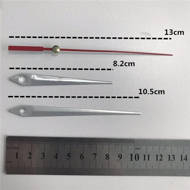 Precision shaft Silent Wall Clock Quartz Movement Mechanism DIY Wall Clock Quartz Clock with black/gold/silver Hand