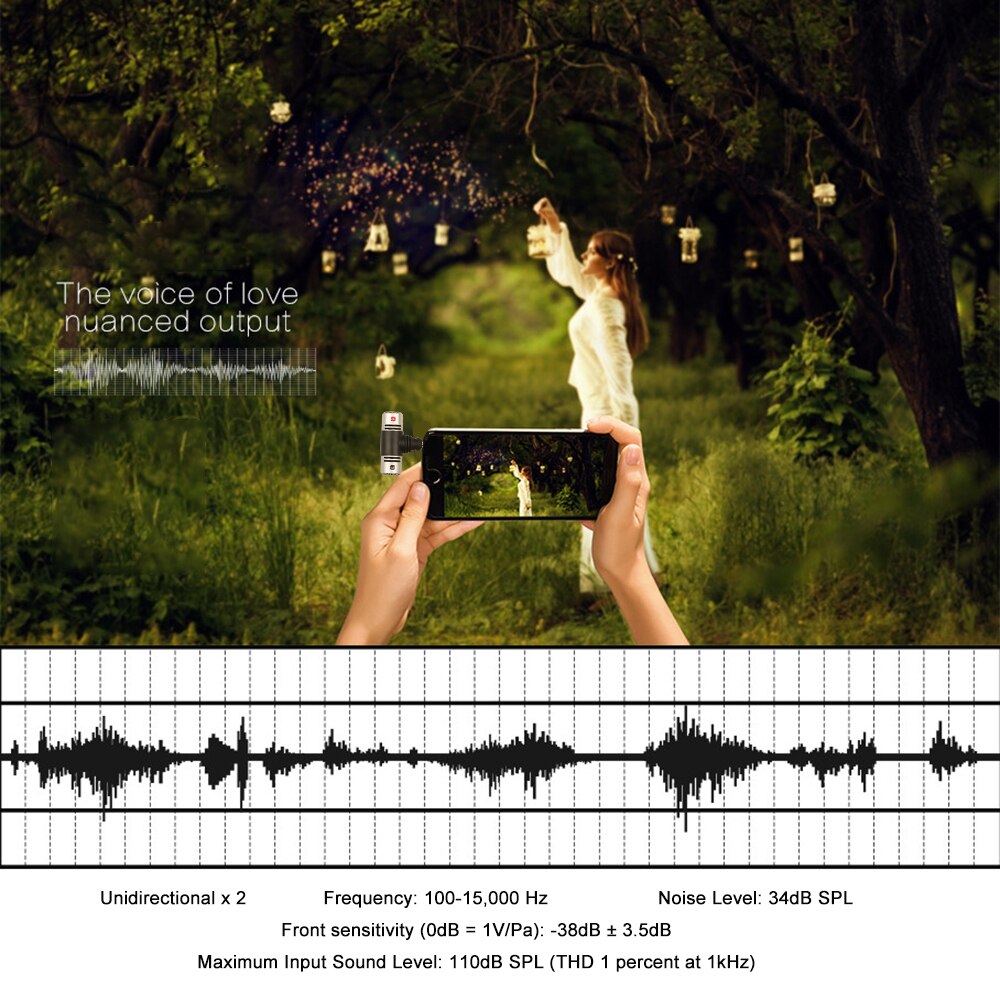 kebidu Mini Stereo Microphone Condensador Dual Mic 3.5mm Electret Condenser Stereo Mini Jack for Recorder