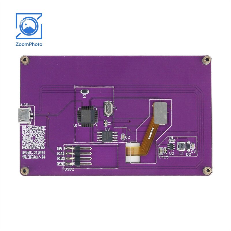 Zoomphoto 3.5 Inch Ips Lcd Monitor Display Usb Display Sub-Screen Ondersteuning Raspberry Pi Linux