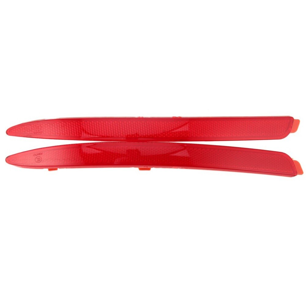 Paar Achterbumper Reflector Voor Skoda Octavia 1Z0945105 1Z0945106 Abs Rode Reflecterende Stickers Auto Exterieur Accessoires
