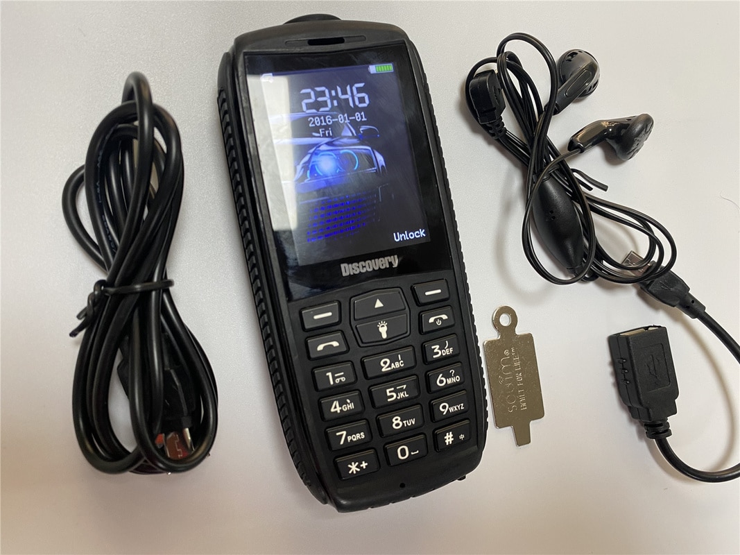 A13 Keyboard Botton Cellphone 3800mAh Strong Flashlight Waterproof Rear Camera Elderly Mobile Phone Earphone