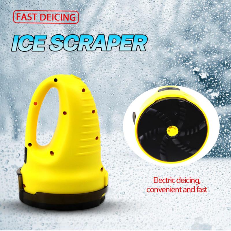 Electric Car Ice Scraper Snow Scraper Auto Window Frost Snow Removal Tool Car Front Windshield Cleaning Gadget For Winter