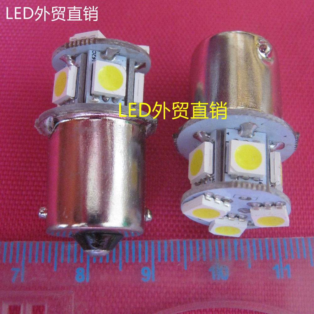 DC, AC, 24 VLED textiel machine lampje, B15 lamp bajonet, enkel contact LED12V