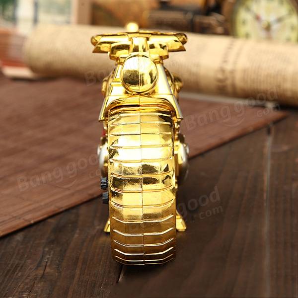 4 kolory budzik w kształcie motocykla zegarek wioślarz z napędem domu dekoracja w stylu klasyczny z tworzywa sztucznego fajny prezent