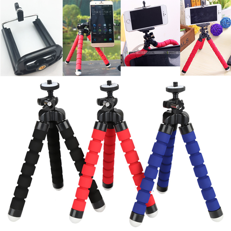 Universal Smartphone Adjustable Mini Flexible Sponge 0ctopus Tripod Portable Stand Mobile Phone Holder For Iphone tripe celular