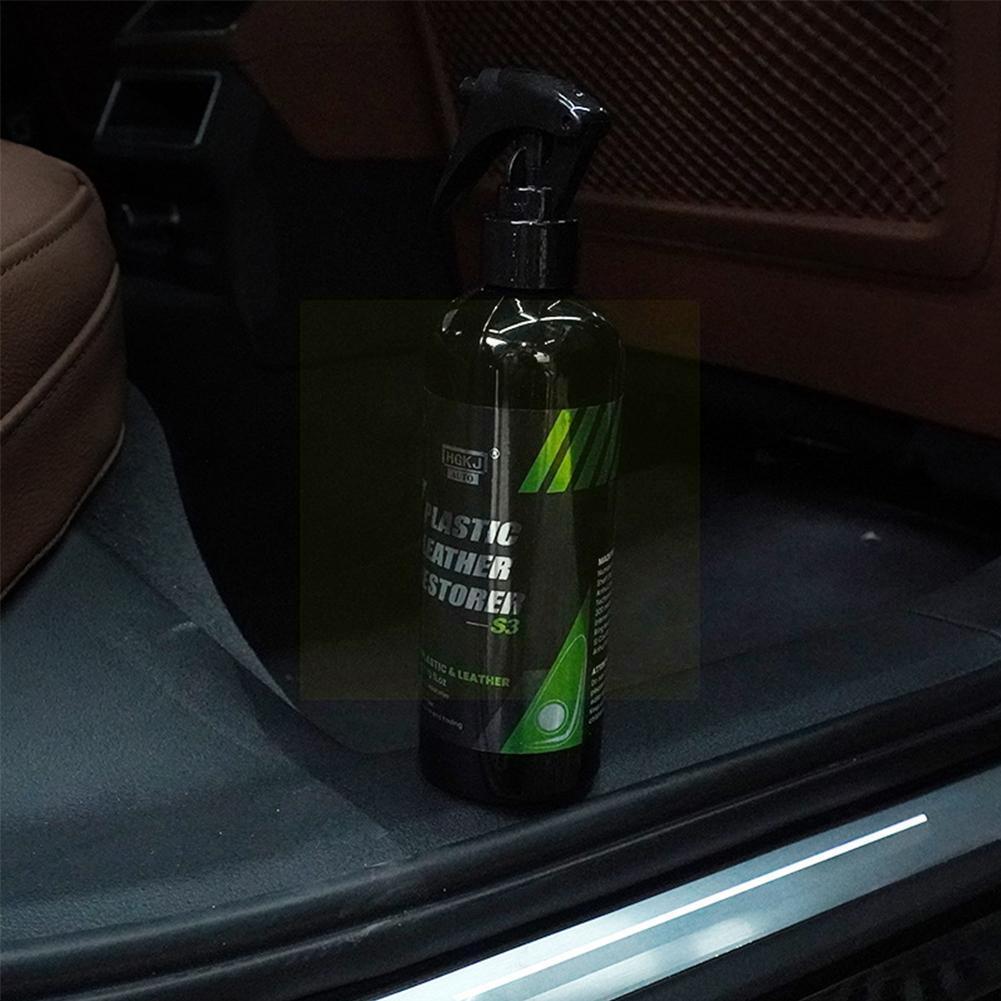Restaurador de cuero y plástico, renovador de plástico para Interior de coche, piezas de repuesto para asiento, pulidor de cuero, limpiador restaurador de plástico, GKJ-AU S1V1