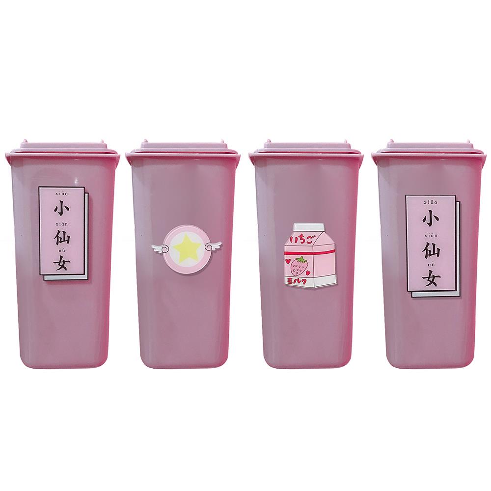 1pc mooie roze pennenhouders voor meisjes, bureau-emmer, pennenbakje voor meisjes, schrijfwaren, cosmetica, school, kantoor, pennenhouder, organizer