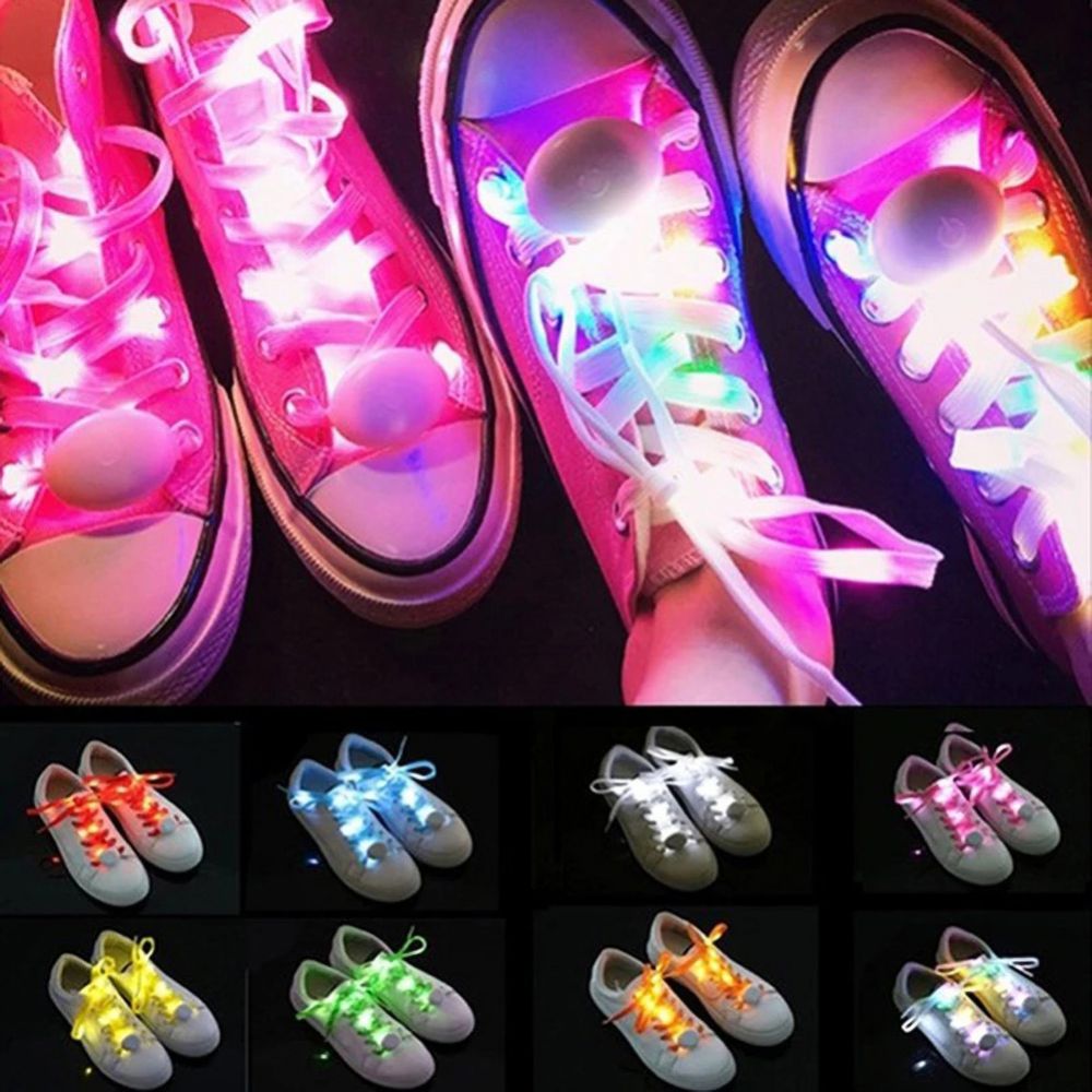 Cordones luminosos LED para zapatos deportivos, cordones luminosos para zapatos, decoración de , 1 unidad
