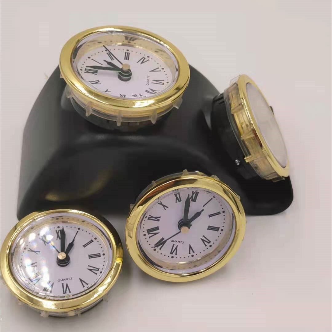 10PCS Diameter 50MM Clock With Quartz Insert Built-in Clock DIY Desktop Craft Clock Repair Kits