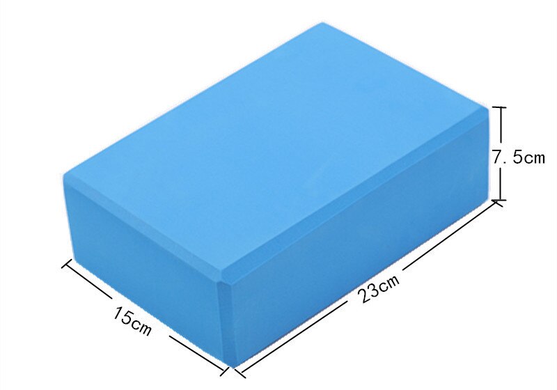 Exercise Fitness EVA Gym Training Yoga Blocks Foam Bolster Pillow Cushion