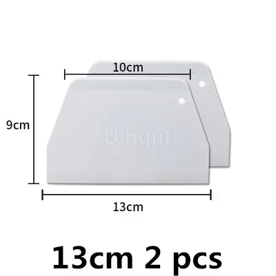 Whiteboard Kunststoff Gebäckschneider Pizzateigschaber Kuchenspatel Werkzeuge Fondant Sugarcraft Trapezbrot Bäcker Buttermesser: Beige
