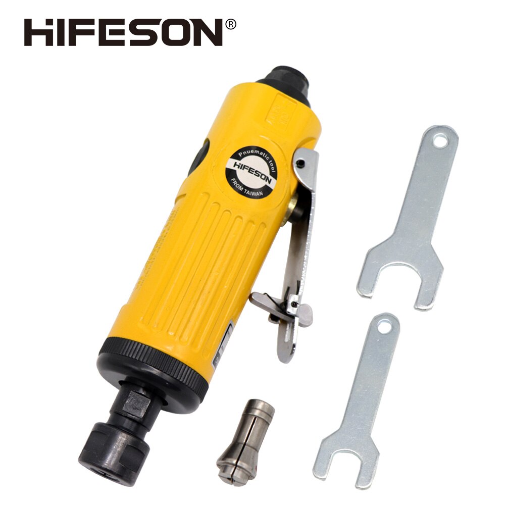 Hifeson 1/4 "pneumatisk malingslibemaskine graveringsværktøj poleringsmaskine luftsliber til pneumatiske værktøjer