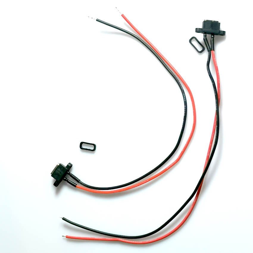 1-10 kpl usb c-tyypin vedenpitävä liitin hitsauslanka naarasliitin c-tyypin portin latausliitäntä liitin hitsauslangalla