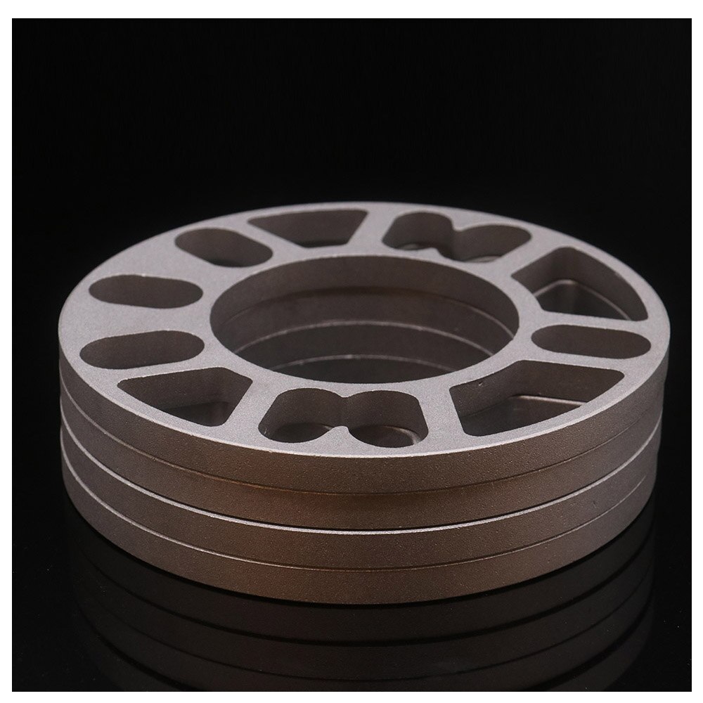 2pcs 10MM Aluminum Alloy Wheel Spacer Shims Plate For 4 Hole Wheel Hub 4X98 4X100 4X108 4X114 Car Accessaries