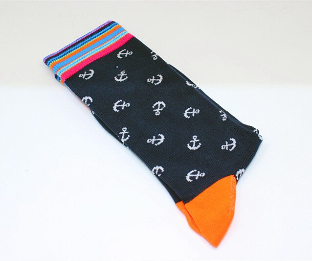 Cartoon Men Socks Personality Business Knee-High Socks Funny Snake Spring Autumn Crew Socks Skateboard Chaussette Happy Socks: 4