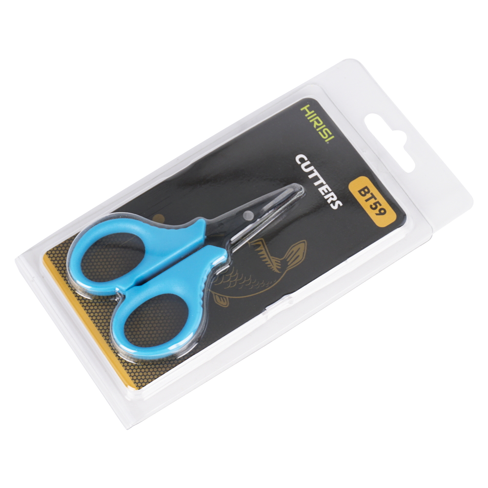 Hirisi-tijeras de pesca multifunción portátiles, tijeras de acero inoxidable, línea trenzada de Pe cortada, accesorios de herramientas de pesca de carpa BT59