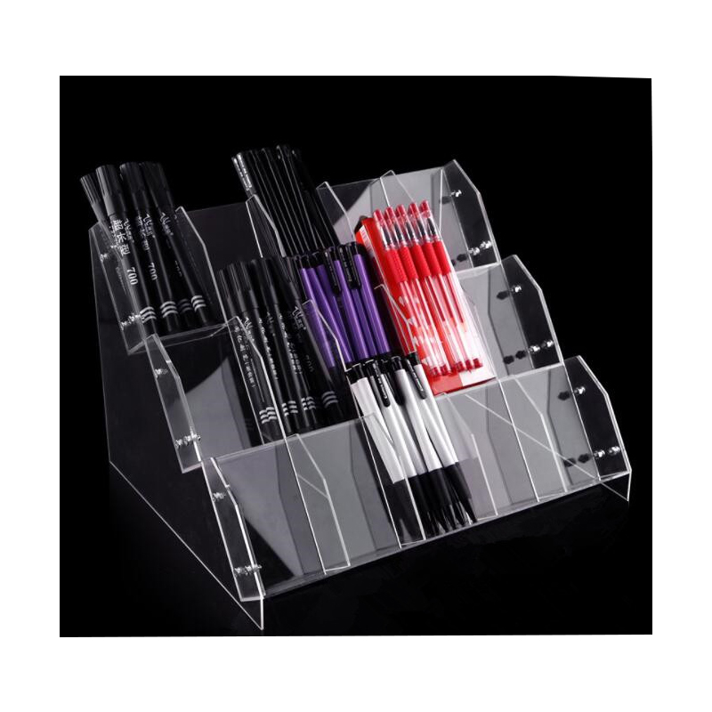 Acrylic Pen holder Eyebrow Eyeliner Pencil Make-Up Pen Display Multifunction Exhibition Stand Jewelry storage box