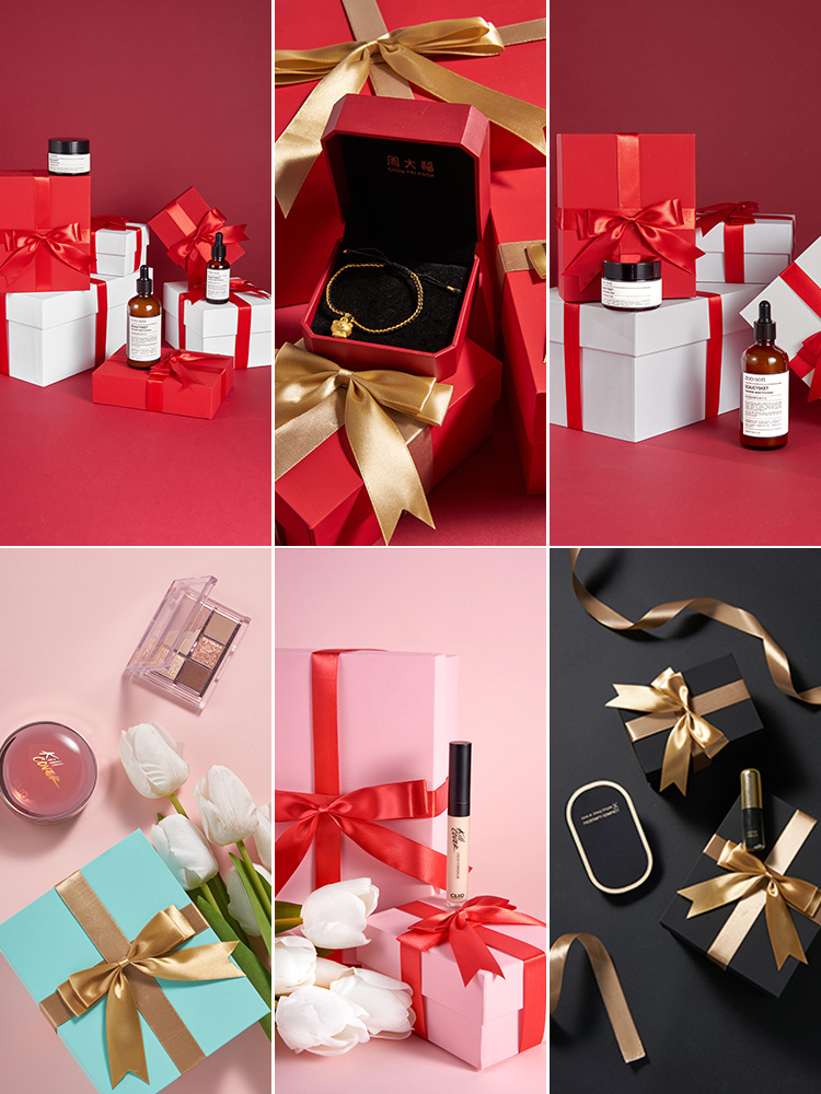 Geschenkdoos Boog Knoop Fotografie Prop Product Schieten Foto Props Geometrie Doos Fotografie Rekwisieten