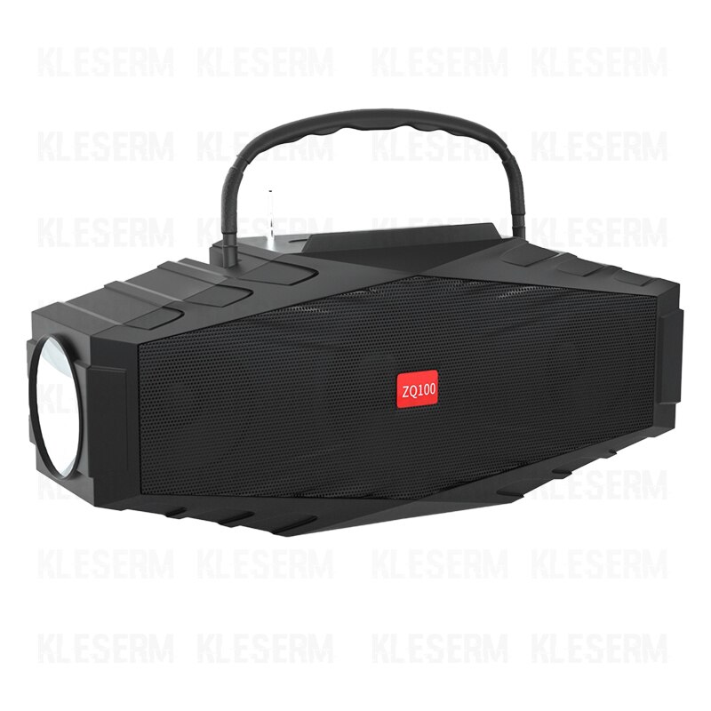 Solar Power Draadloze Speakers Met Flitslicht Fm Radio Tf Card Ondersteuning Zonne-energie Opladen Outdoor Camping Bluetooth Speaker Boombox: 2