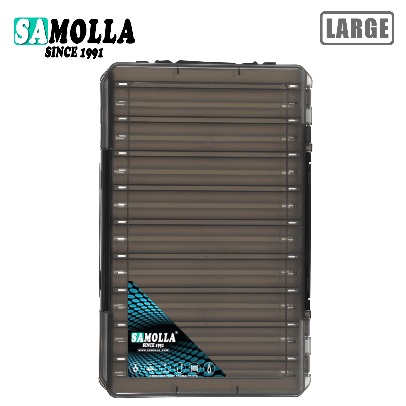 dubbelzijdige kunstaasdoos viscompartimenten plastic accessoires opslag visgerei container case verstelbare organizer
