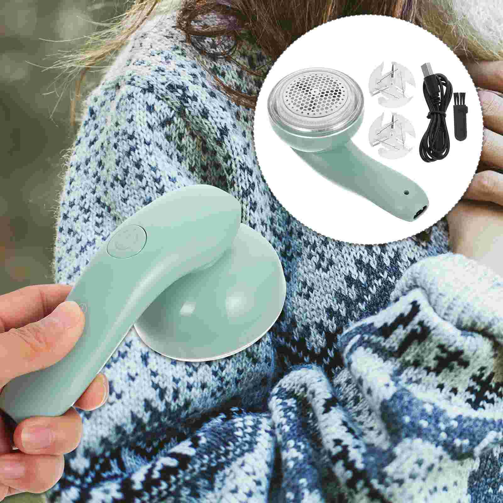 1 Set Portable Hairball Trimmer Clothes Hair Balls Remover USB Charging Trimmer