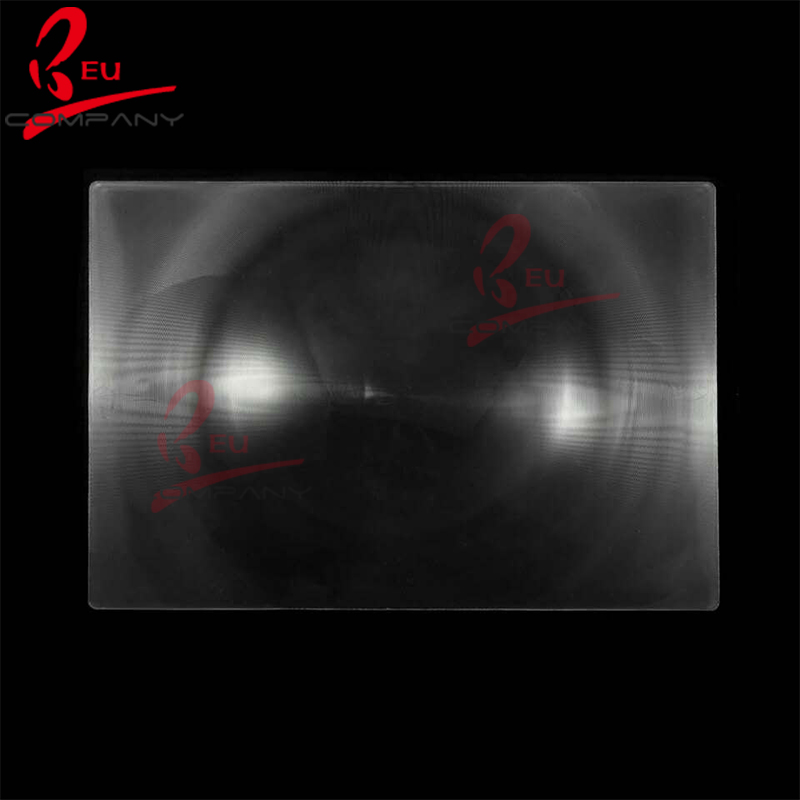 custom lens rectangle optical PMMA fresnel lens with HD fine groove pitch for 88x52mm diy projector kit lens