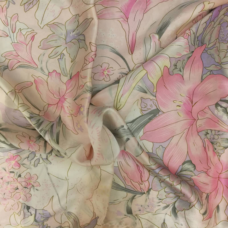 100%  silke stof og detail fritid billigt  #ls0719 silke stof til kjole