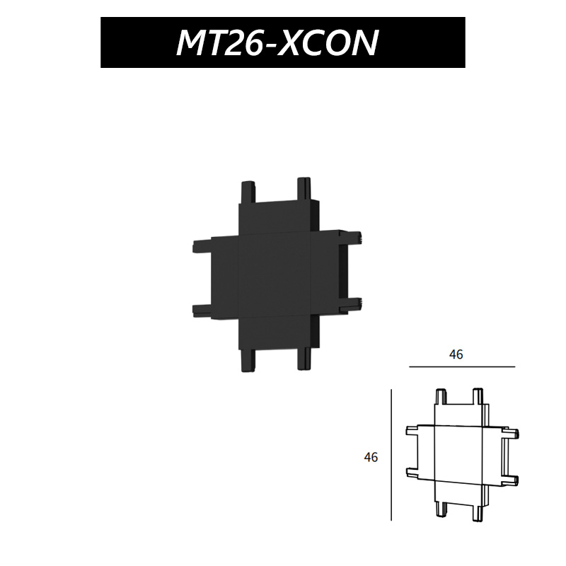 T26 Magnetisch Spoorlicht Opbouw Stukadoors Aluminium Rail LED DC48V Thuisassistent Thuis Woonkamer 1,5 m/2 M Zwart Wit