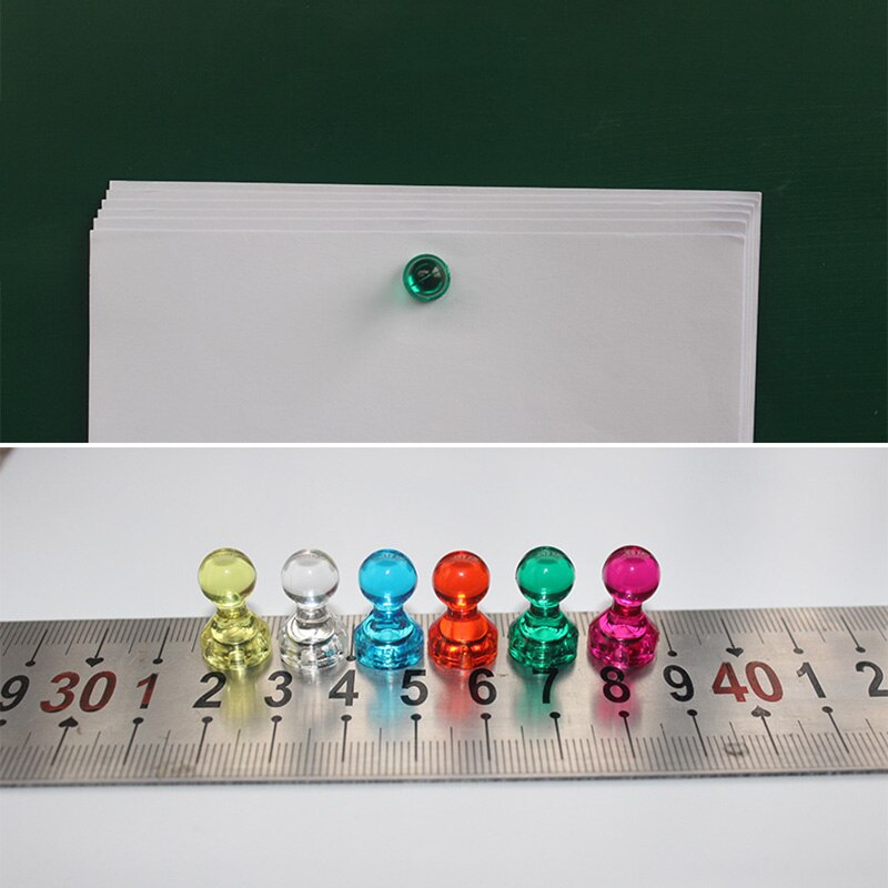 60Pcs Koelkast Magneten Push Pins Diverse Kleur Pin Voor Home School Office Koelkast