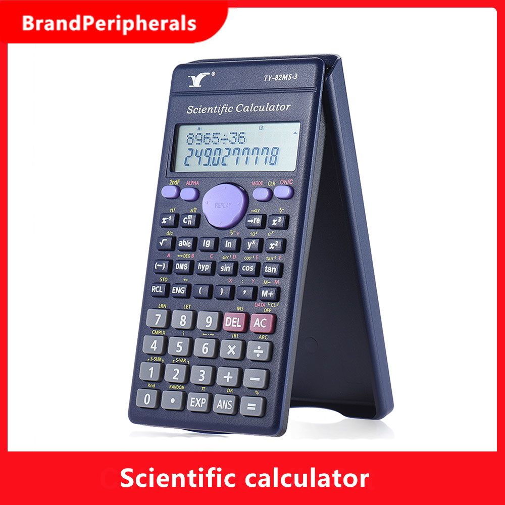 Scientific Calculator Counter 240 Functions 2 Line LCD Display Business Office Middle High School Student SAT/AP Test Calculate