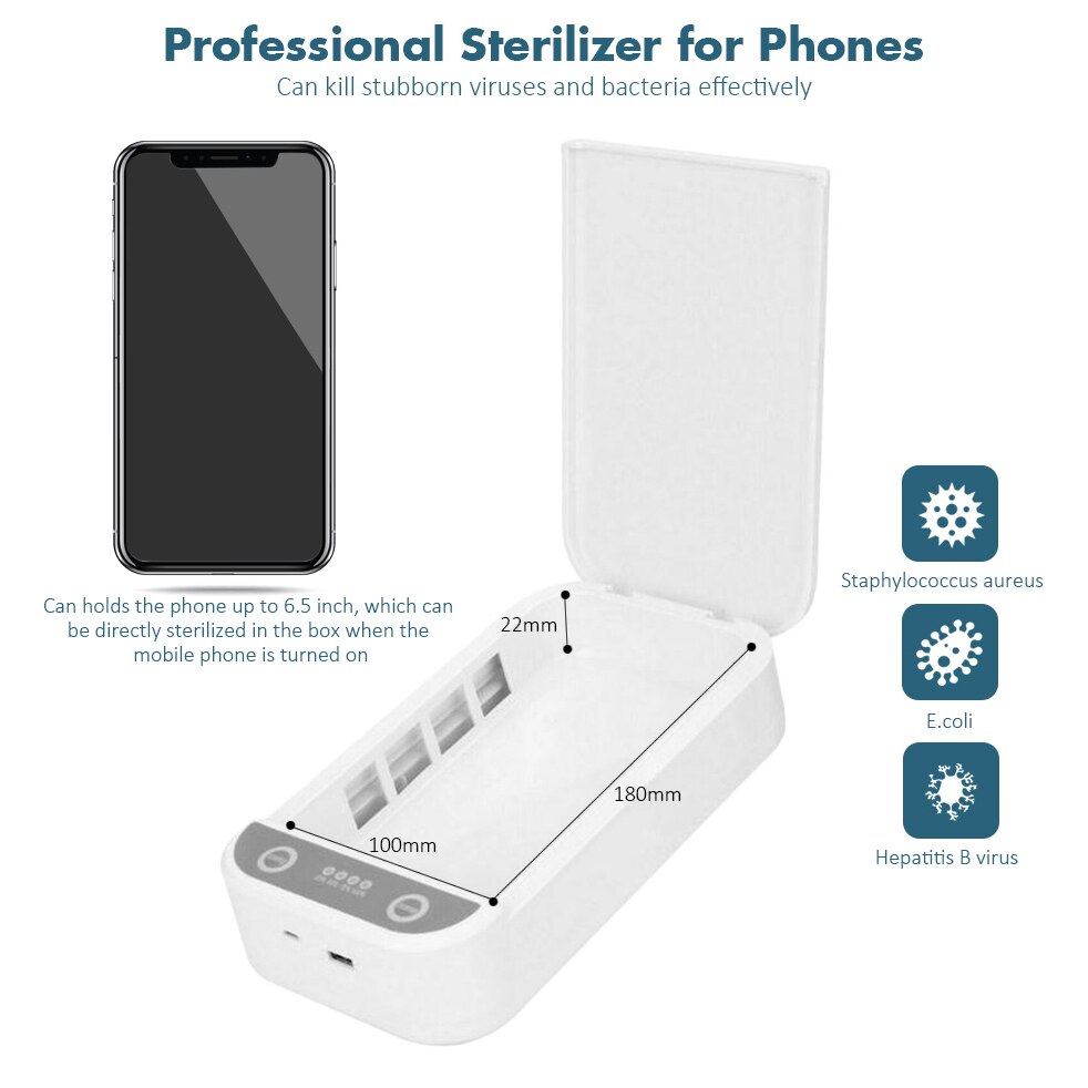 5v multifunksjonell uv sterilisator maskin for masker telefon smykker tannbørste undertøy husholdning aromaterapi sterilisator