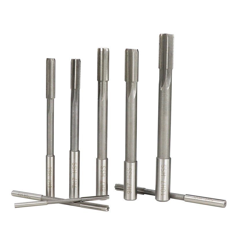 Juego de escariadores HSS, 2-12mm, H7, vástago recto, fresadora, escariadora, herramientas de corte