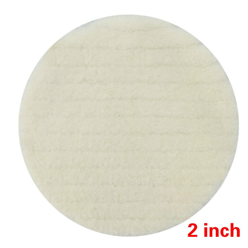 Car-styling 2/3/4/5/6/7 inch Wool Polish Pads Wax Self-adhesive Polishing Plate Round Wool Polish Disc Wheel Pad Polishers: Brown