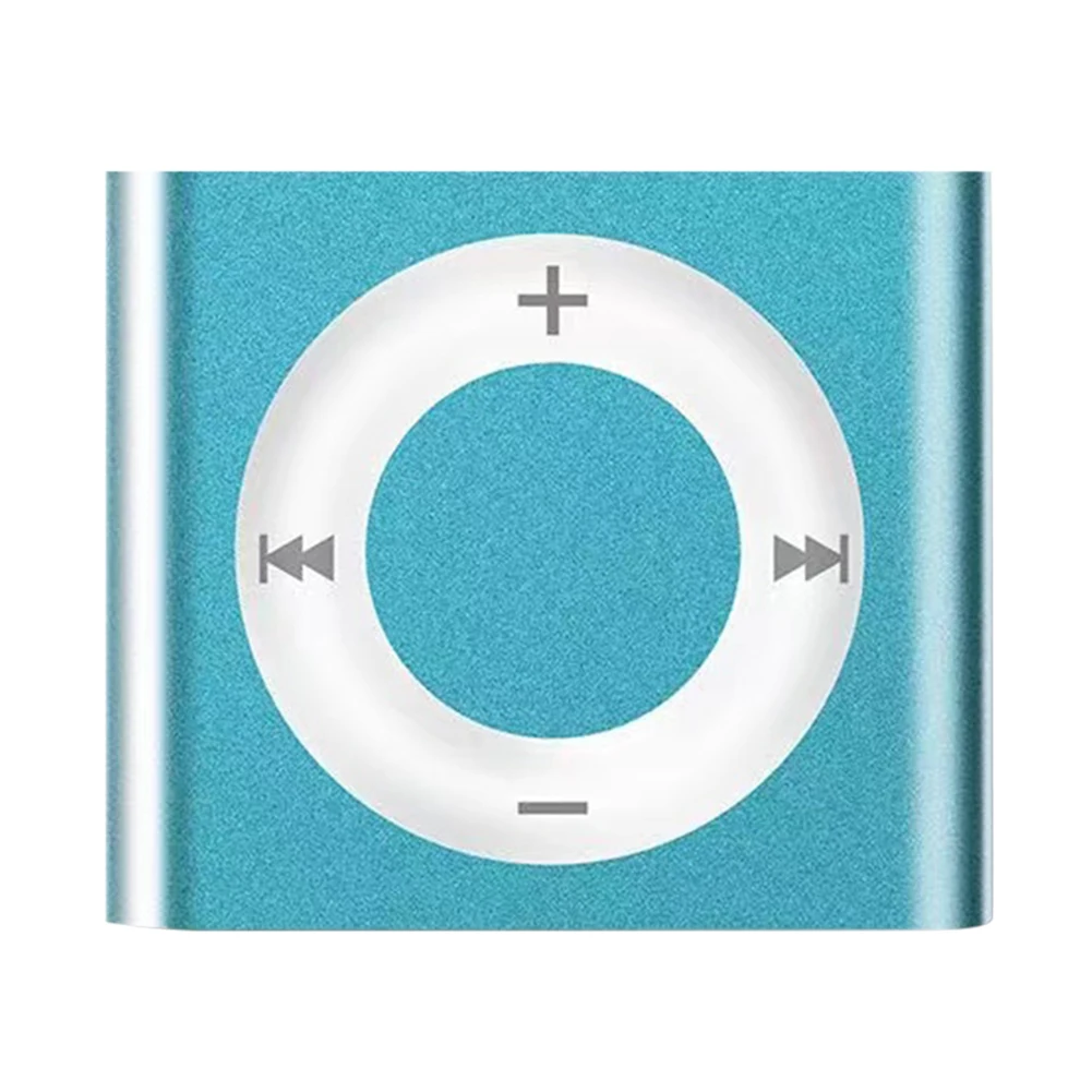 Mini-MP3-Player, Metall-Clip-on-Sportmusik-Player, 64 G-Erweiterung, 180 mAh, eingebauter Lautsprecher, Touch-Tone mit Kopfhörer für Studenten: Rot