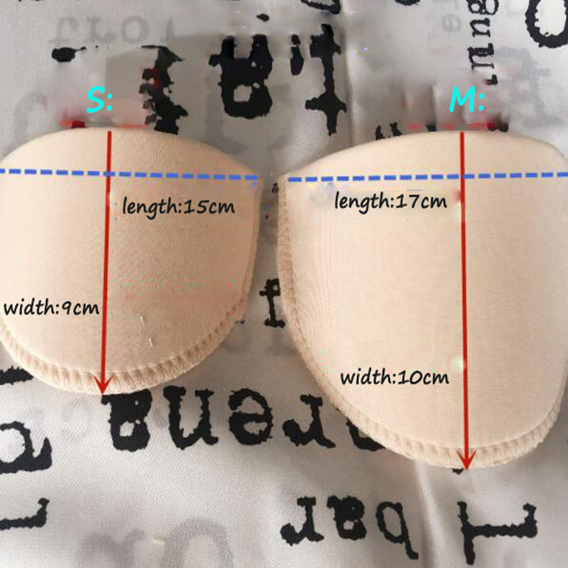 High Grade Large Size Skin Black Milk Silk Wrapped Cloth Sponge Shoulder Pad Diy Sew Shirt Suit Coat Men Women Shoulder Pad