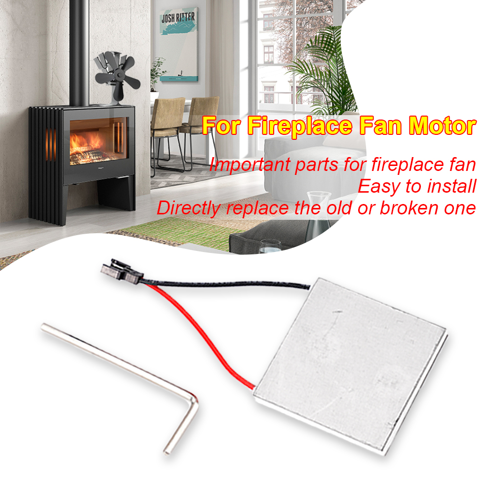 Fireplace Fan Generator Sheet Electric Power Generator Fireplace Fan Chip Stove Oven Thermoelectric Generator General Accessory