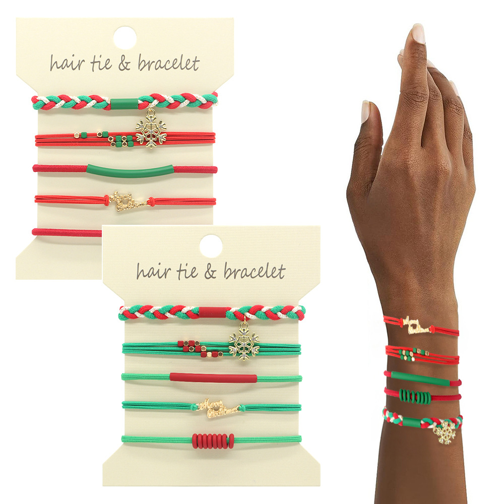 Bandas de goma bohemias para el pelo para mujer, elasticas gomas para hacer pulseras Bohemia gomillas del pelo para niñas gomitas pelo niña gomas de pelo negras coleteros para el pelo mujer accesorios para la cabeza: PEACOCK BLUE