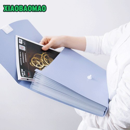 Simple Book Waterproof Bags A4 Paper Folder Document Folding Color Random Rectangle Office Homeschooling