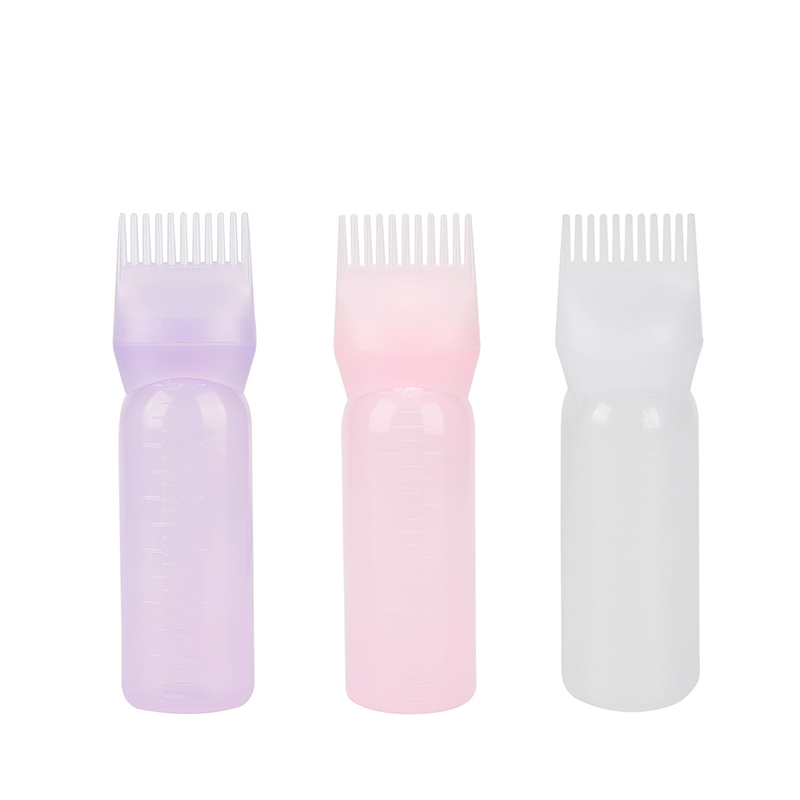 1 Pza botella de tinte de pelo cepillo aplicador dispensar coloración del cabello en salón teñido para niñas herramientas de peinado 3 colores dfdf