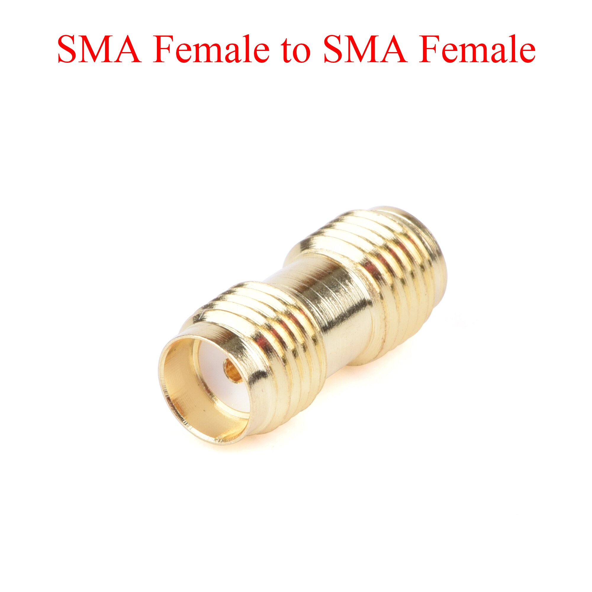 1Pcs RF Coaxial Connector SMA Female to BNC TNC MCX MMCX UHF N F Male Plug / Female Jack Adapter Use For TV Repeater Antenna: SMA-F to SMA-F