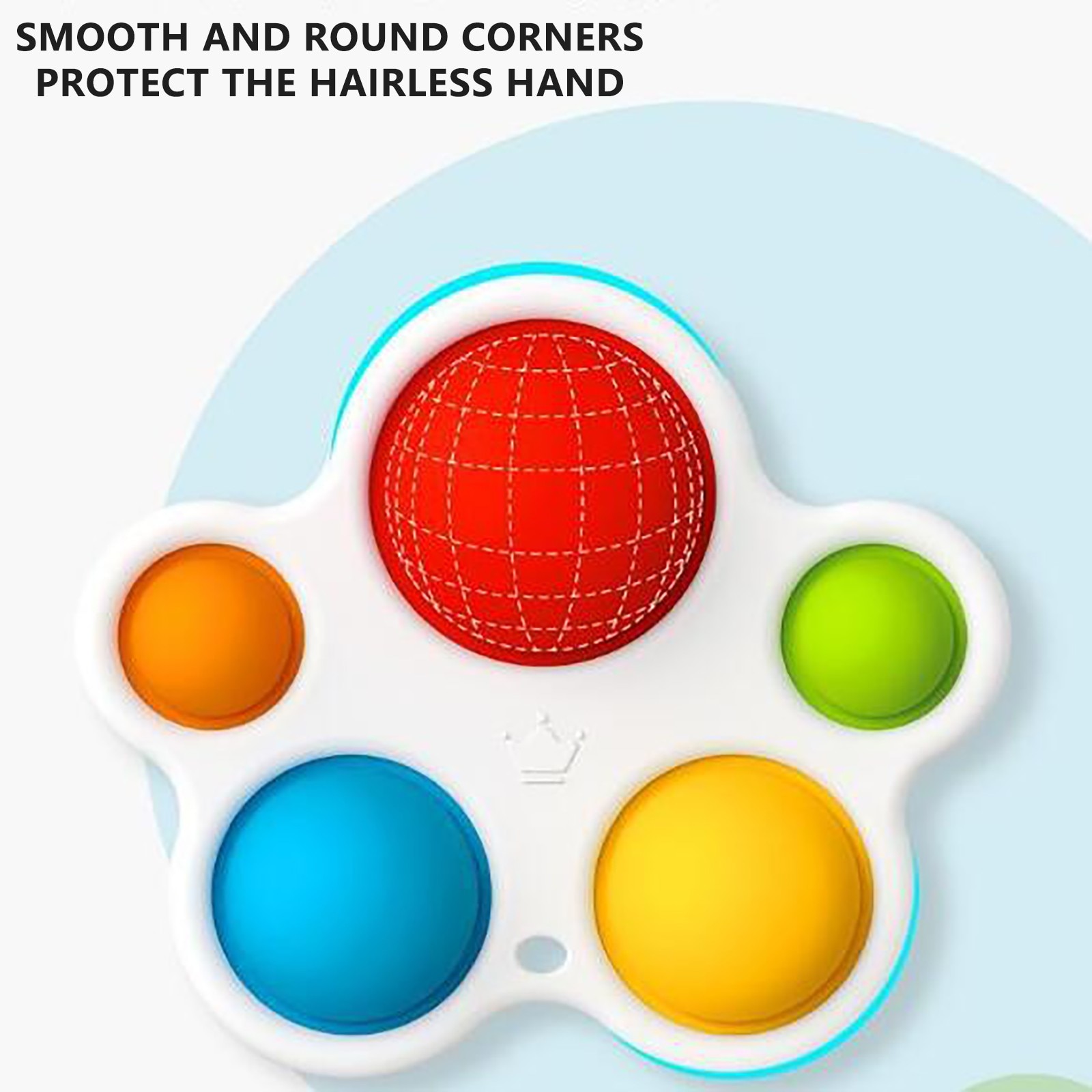 Fat Brain Toys Simple Dimple Fidget Toy Infant Early Education Intelligence Development And Intensive Training Toys Pop It Fidge