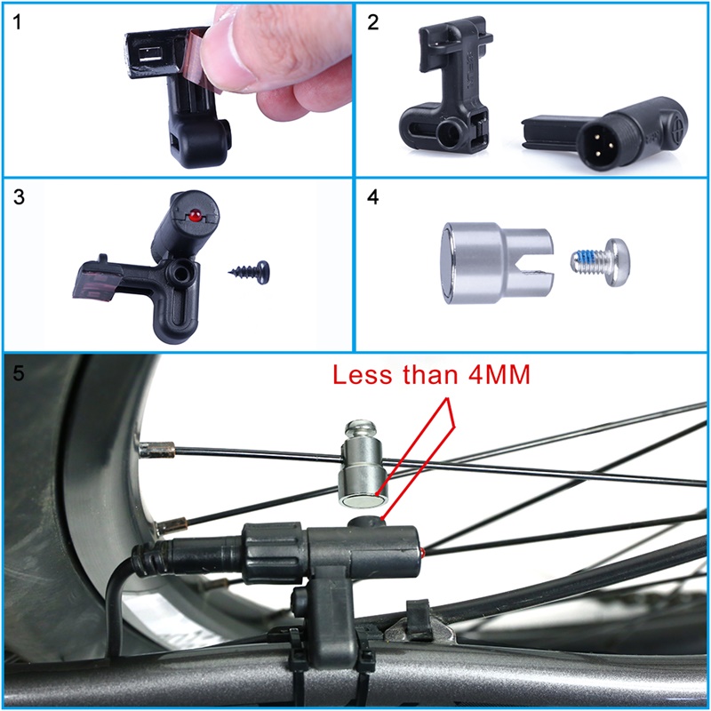 Electric Bicycle Speed Sensor for Bafang Bbs Bbs01 Bbs02 Bbshd Mid Drive Motor Ebike Conversion Kit Accessories